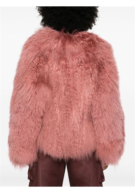 Pink shearling jacket The Attico - women THE ATTICO | 248WCB44FUR2500